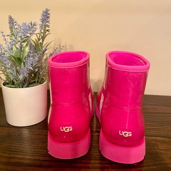 UGG Classic Clear Mini Boot Pink - Picture 4 of 6